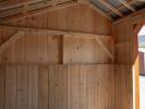 10x12 Run In Barn With Interior Kick Boards